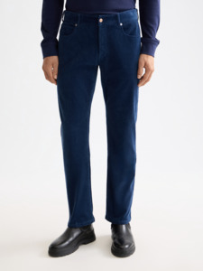 Scotch & Soda - The Zee Straight Corduroy Pant - Insignia Blue