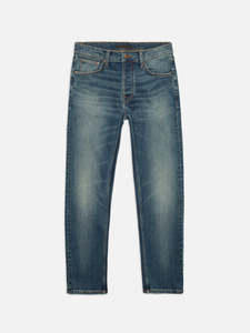 Nudie Jeans Co: Nudie - Solid Ollie Jean - Blue Dawn