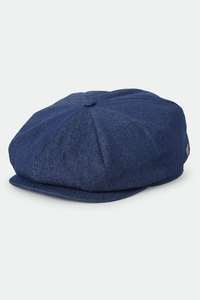 Brixton - Brood Baggy Flannel Snap Cap - Rinse Denim