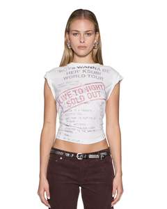 Ksubi - Sold Out Shrunken SS Tee - Vintage White