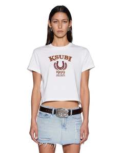 Ksubi - Ranch Shrunken SS Tee - Vintage White