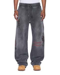 Ksubi: Ksubi - Skool Tunnel Trak Pant - Charcoal Fade