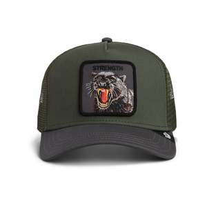 Accessories: Goorin Bros - Strength Panther Trucker Cap - Palm