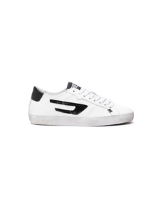 Diesel: Diesel - S-Leroji Low X Sneaker - Black/White