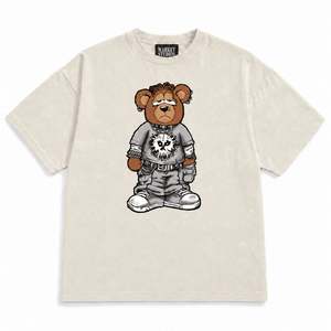 Tees: Market - Misfit Bear Tee - Ecru