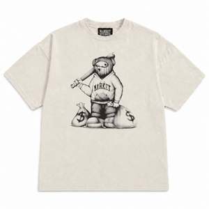 Tees: Market - My Money Your Problem Tee - Ecru