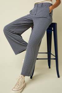 Pants: King Louie - Federica Pant Sloan - Mazarine