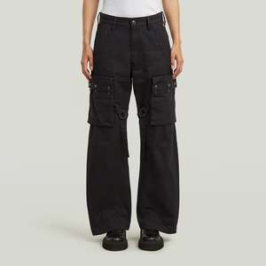 Pants: G-Star Raw - Mega Cargo Pant - Dark Black