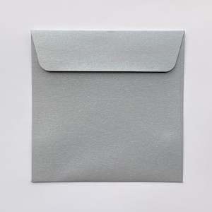 Envelopes: 90mm square metallic envelopes