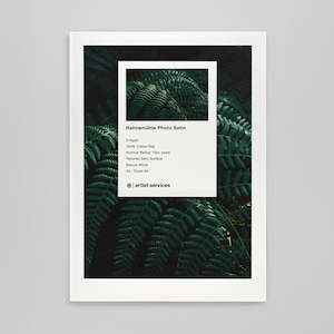 Hahnemuhle Photo Satin | UNFRAMED