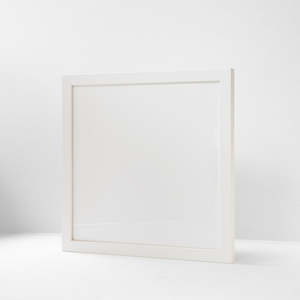 Skinny Square Frame - White