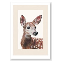 Products: Spotted doe art print by olivia bezett