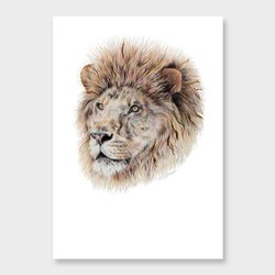 Products: Lion art print by olivia bezett