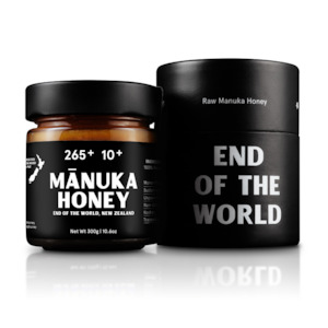 Manuka Honey: MGO 265+ Raw New Zealand Mānuka Honey Glass Jar
