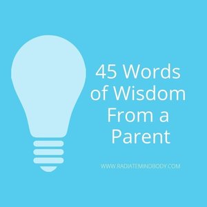 Products: 45 Words of Wisdom from a Parent (free) - Energy 4 Life