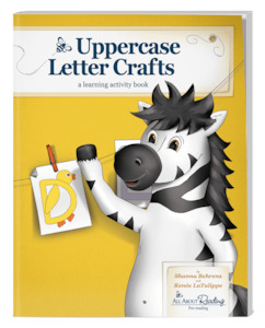 All About Reading: Uppercase Letter Crafts Book