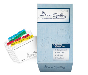 All About Spelling: Spelling Review Box with divider cards