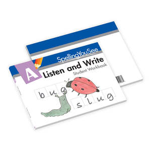 Spelling You See: Spelling You See Level A: Listen and Write 1st Ed.
