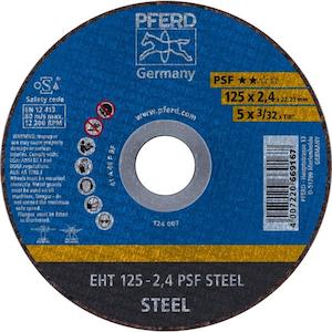 Pferd General Purpose Cut Off Disc EHT 125x2.4mm A46 PPSF