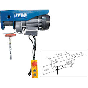 Top: ITM Electric Hoist-Pro Wire Hoist-500 kg-30 Meter Lift