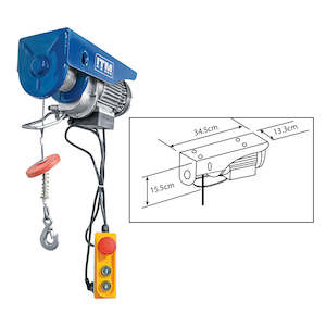 ITM Electric Hoist, Pro Wire Hoist, 100/200kg, 6/12M Lift