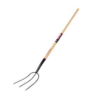 Gardening Tools: Truper Hay Fork with Long Handle 3-Prong 1350mm