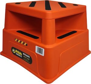 Safety Step Stool - Orange