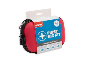 First Aid Kits: Esko First Aid Kit, 1 Person, 65pc
