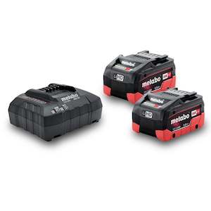 Batteries Chargers: Metabo 2x 18V 5.5Ah LiHD Battery & 1x Charger Kit