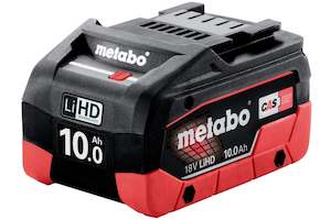 Batteries Chargers: Metabo 18V 10.0Ah LiHD Battery