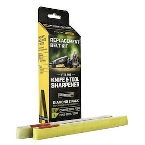 WS 2pc Replacement Belts 180&1500 Diamond Grit 1/2x12in (Mic