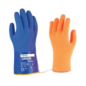 Winter Gear: Glove 658 Thermo Blue firm textured PVC with removable Thermo Liner Size 2XL (11)
