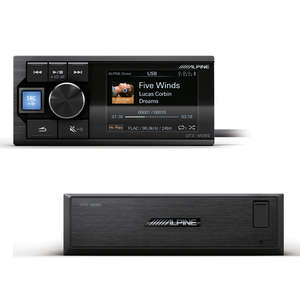 Alpine Head Unit Add-In Dsp Hi-Res Audio Digital Media Player With Bluetooth