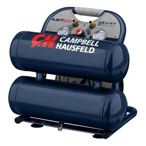 Safety Glasses: *Seconds Special* Campbell Hausfeld Twin Stack 1hp Oil Free Compressor 17l Tanks