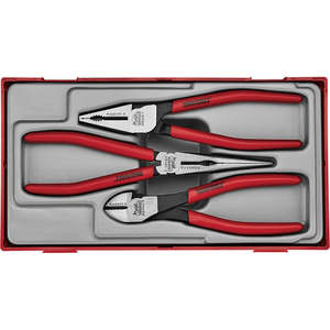 New: Teng 3pc Plier Set Vinyl Grip TT1
