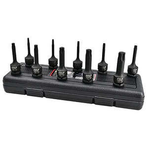 New: M7 10pc Impact Torx Socket Set 1/2in Dr. T20-T70
