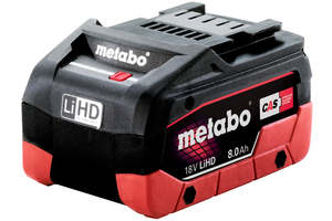 Batteries Chargers: Metabo 18V 8.0Ah LiHD Battery