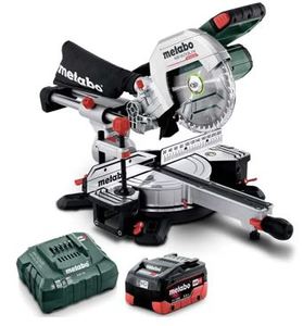 Metabo 18V Brushless 216mm LTX Sliding Compound Mitre Saw Kit