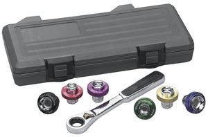 Gearwrench® Auto Specialty - Socket Set Magnetic Oil Drain Plug BlowMold Case 7Pc