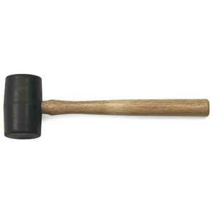 Hammers Bars: Gearwrench® 16 oz. Rubber Mallet with Hickory Handle