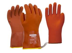 Towa Orange Thermal PVC Glove