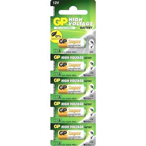 Batteries Chargers: Gp Alkaline Battery 12v 5 Pack