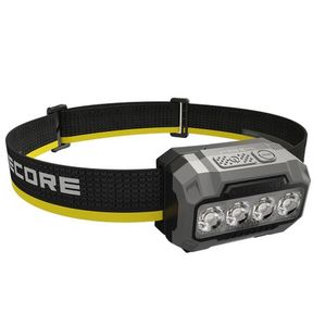Jobsite Lighting: Nitecore 600 Lumen Usb Rechargeable Led Headlamp Black