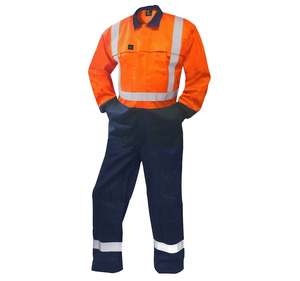 Safety Equipment: Esko Overall FR, 320 gsm 12 CAL, 99% Cot 1% AS, Org/Nav