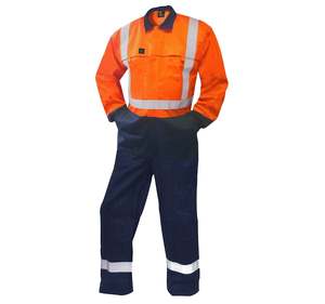 New: Esko FR Overall, 240 gsm.88/12 11 Cal, Orange/Navy D/N