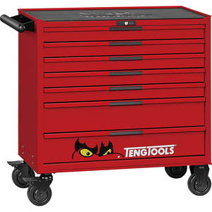 Teng 386pc 37in PRO35 Cabinet FOAM Tool Kit - Red