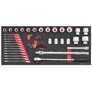 New: Teng 52pc Sockets 3/4in & Spanner Set FOAM6X6