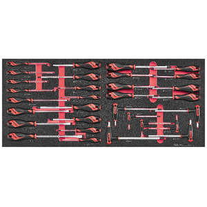 New: Teng 31pc Screwdriver Set Mixed FOAM6X6