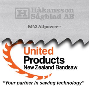 For sale, Bi-metal Bandsaw blade 54mm x .063 x 2/3 tpi - United / NZ Bandsaw