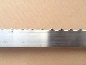 For sale, Scallop Edge Bandknife Bandsaw blade 12mm (1/2”) x 0.5mm - United / NZ Bandsaw